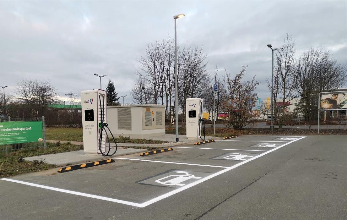 Bilder TEAG Mobil-Ladestation