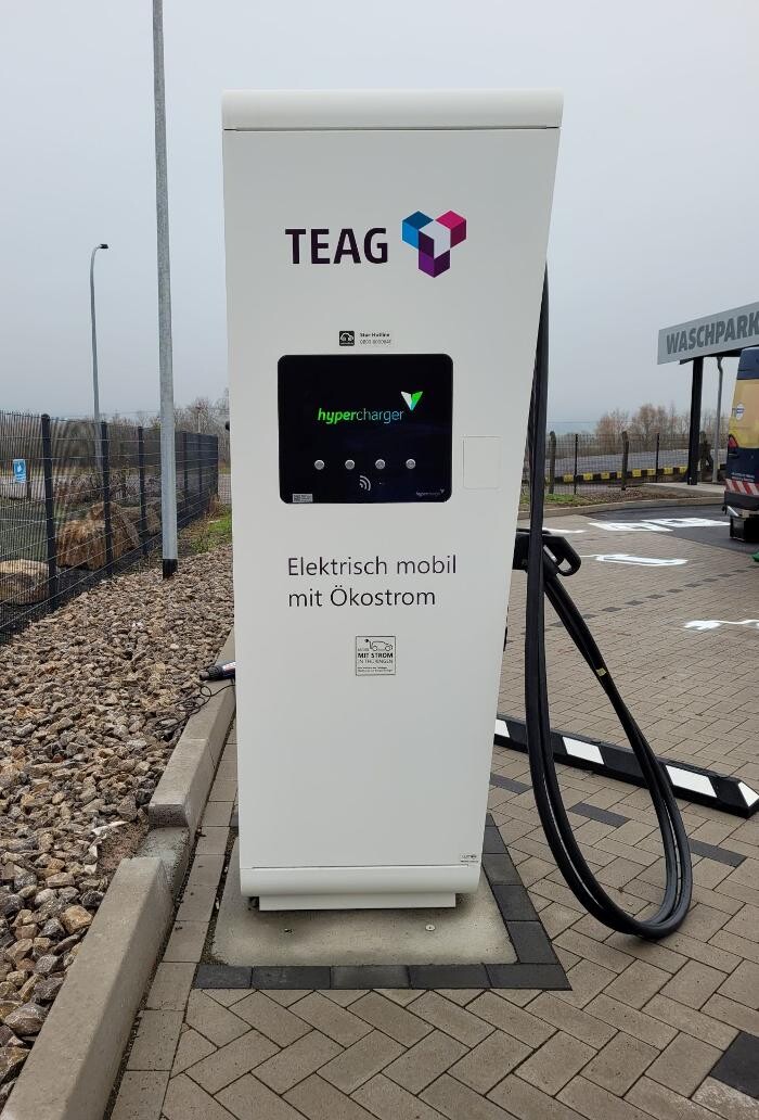 Bilder TEAG Mobil-Ladestation