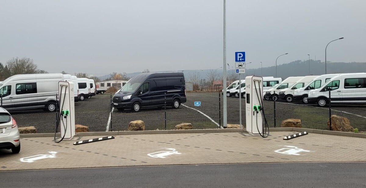 Bilder TEAG Mobil-Ladestation
