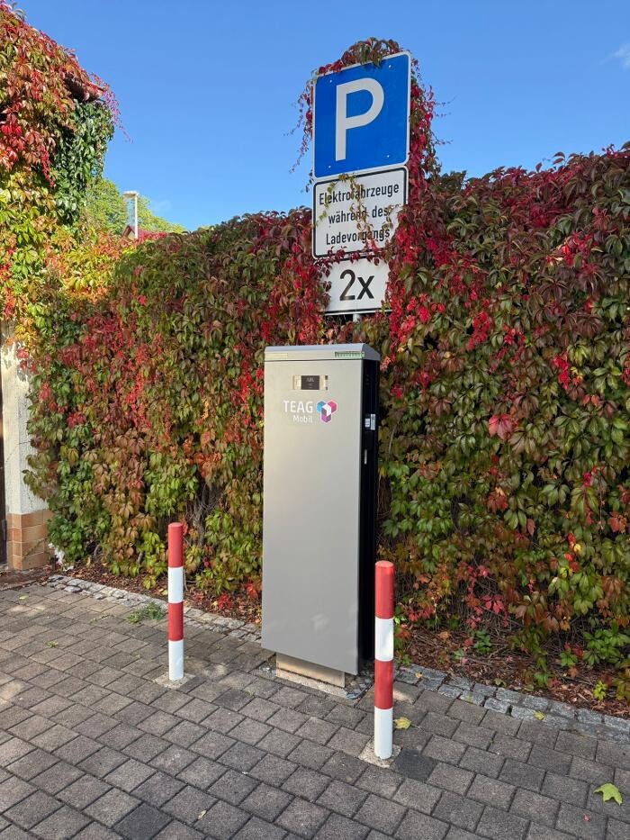 Bilder TEAG Mobil-Ladestation