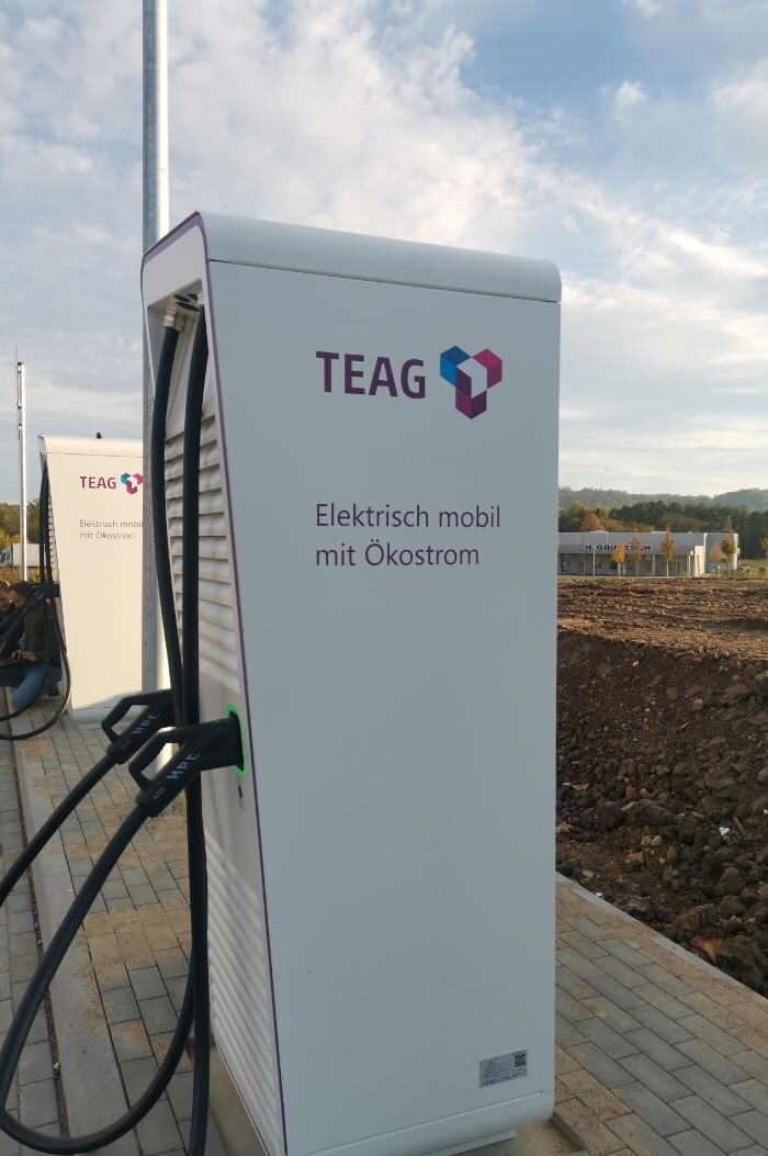 Bilder TEAG Mobil-Ladestation