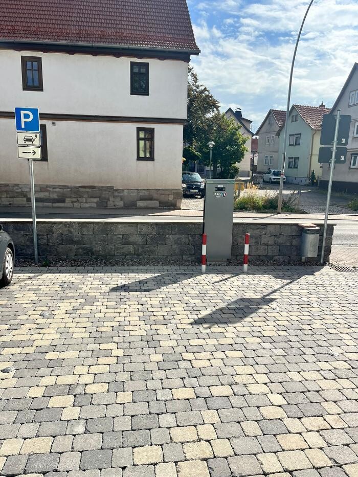 Bilder TEAG Mobil-Ladestation