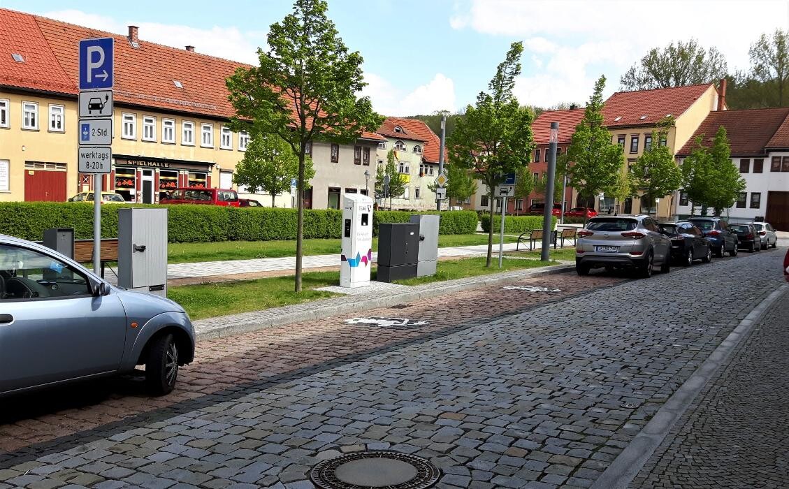 Bilder TEAG Mobil-Ladestation