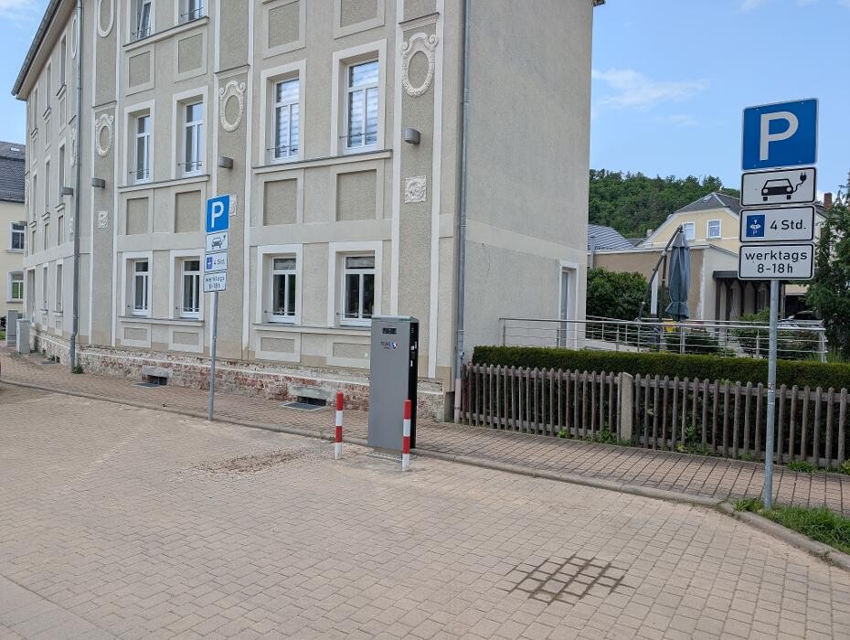 Bilder TEAG Mobil-Ladestation