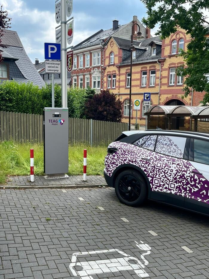 Bilder TEAG Mobil-Ladestation