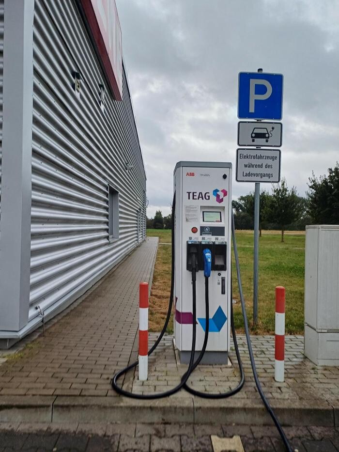 Bilder TEAG Mobil Ladestation