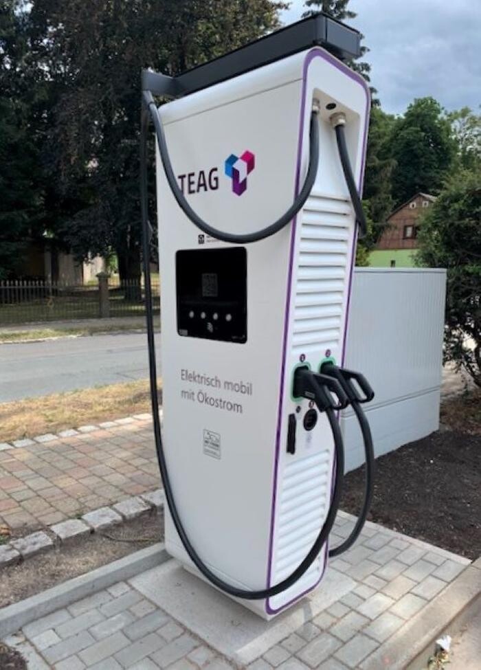Bilder TEAG Mobil-Ladestation