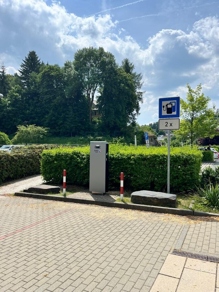 Bilder TEAG Mobil-Ladestation