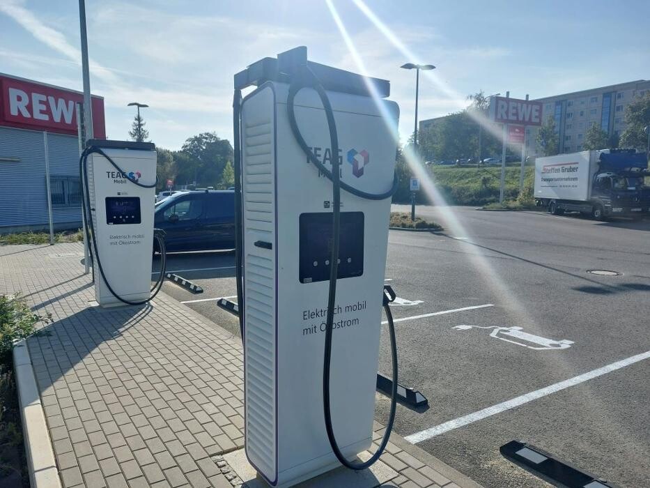 Bilder TEAG Mobil-Ladestation