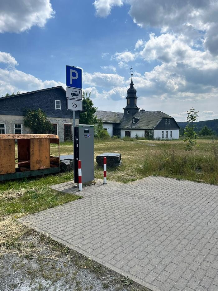 Bilder TEAG Mobil-Ladestation