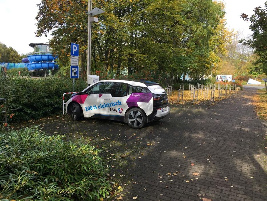 Bilder TEAG Mobil-Ladestation