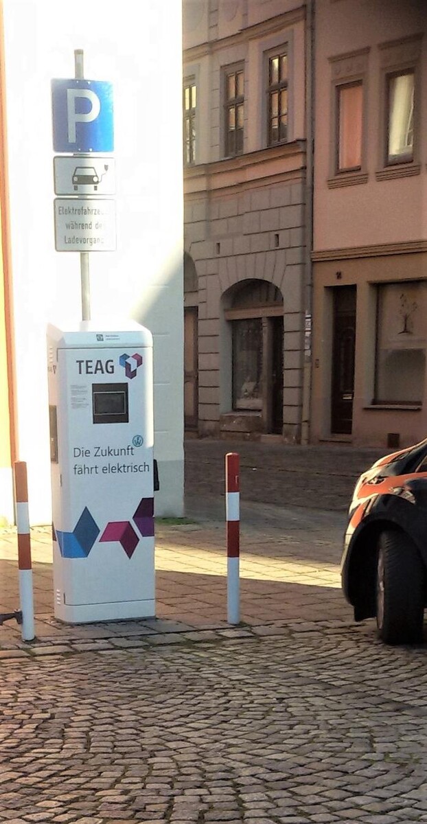Bilder TEAG Mobil-Ladestation