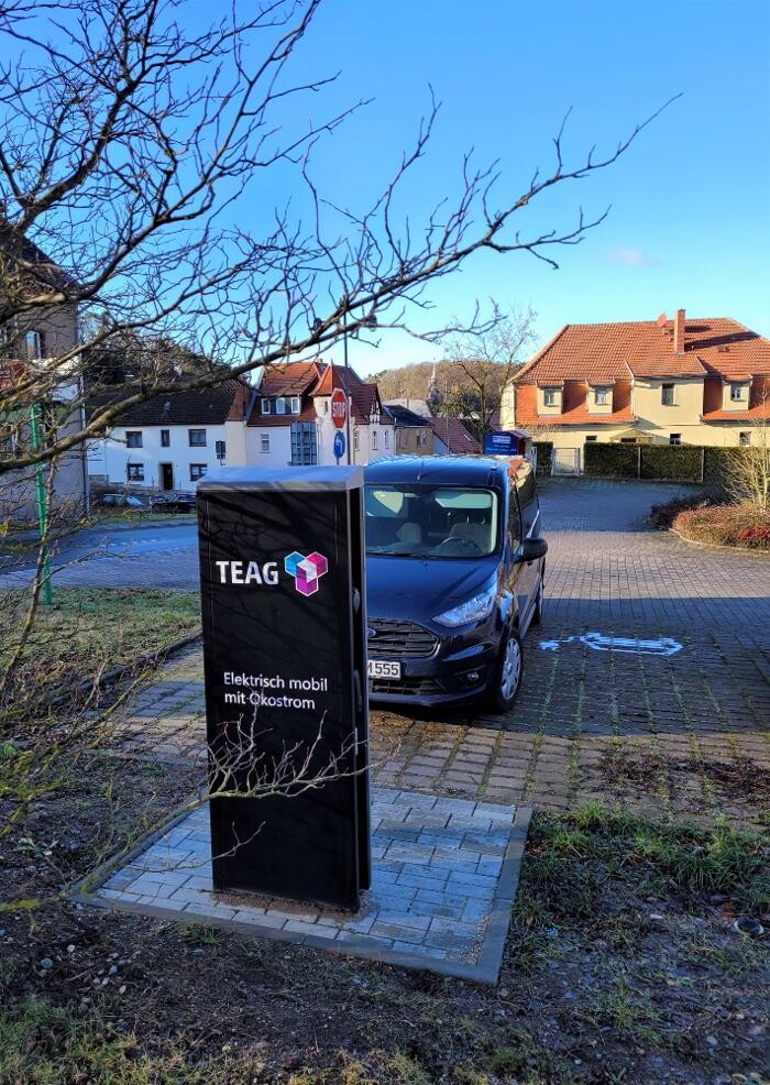 Bilder TEAG Mobil-Ladestation