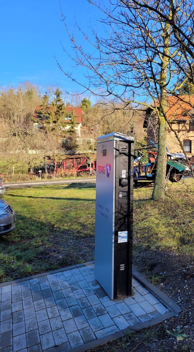 Bilder TEAG Mobil-Ladestation