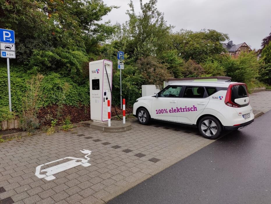 Bilder TEAG Mobil-Ladestation