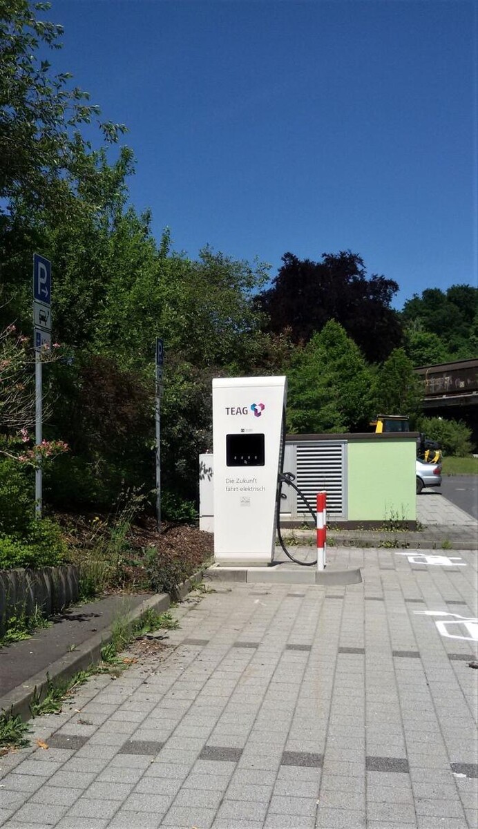 Bilder TEAG Mobil-Ladestation