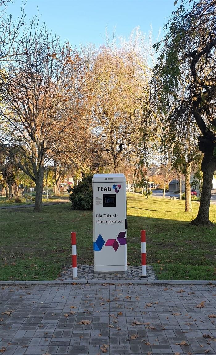 Bilder TEAG Mobil-Ladestation