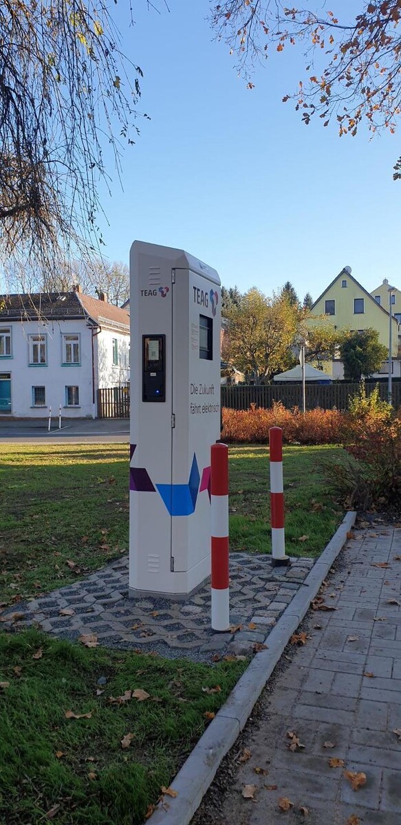 Bilder TEAG Mobil-Ladestation