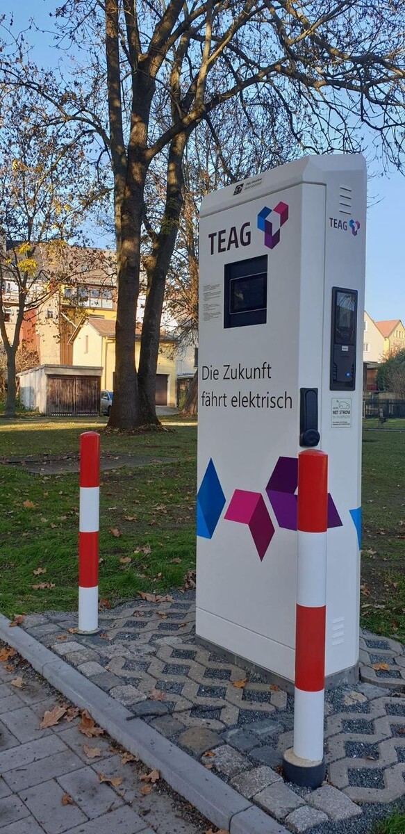 Bilder TEAG Mobil-Ladestation
