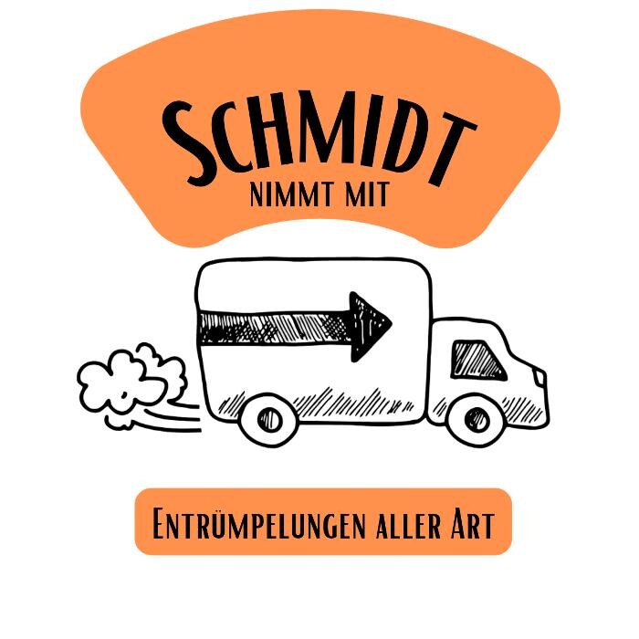 Schmidt nimmt mit Logo
