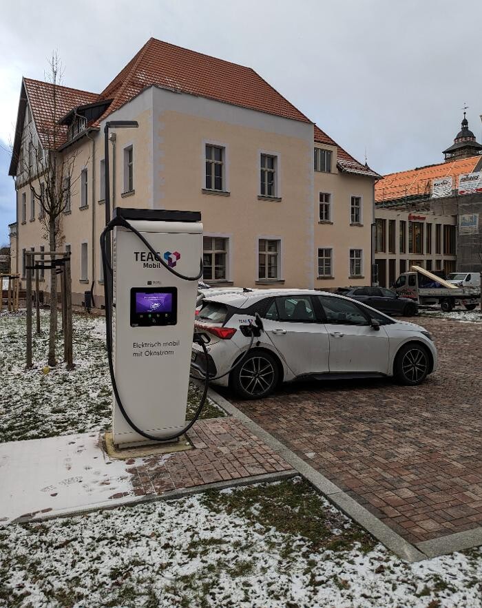 Bilder TEAG Mobil-Ladestation