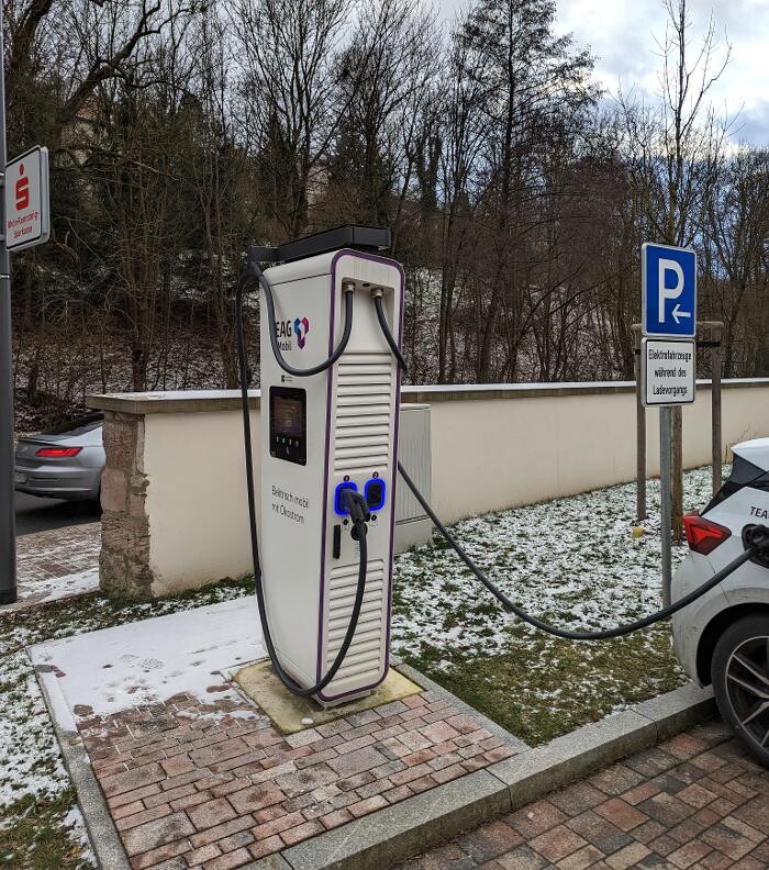 Bilder TEAG Mobil-Ladestation