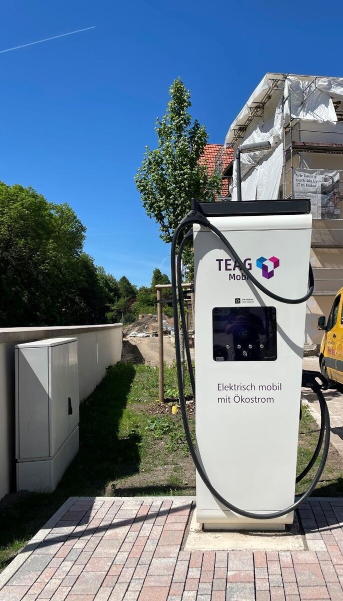 Bilder TEAG Mobil-Ladestation