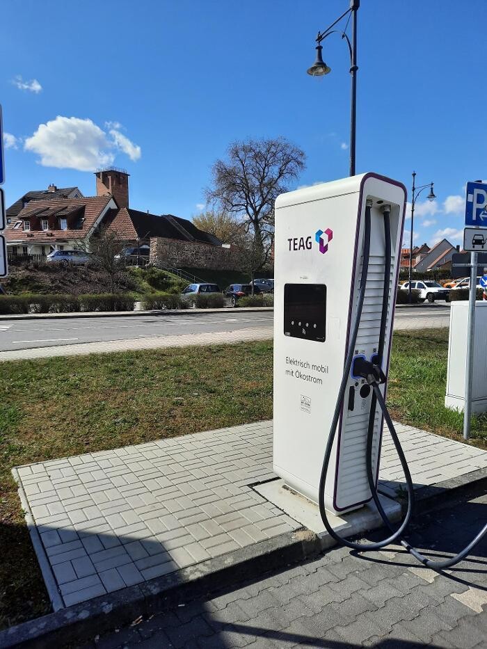 Bilder TEAG Mobil-Ladestation