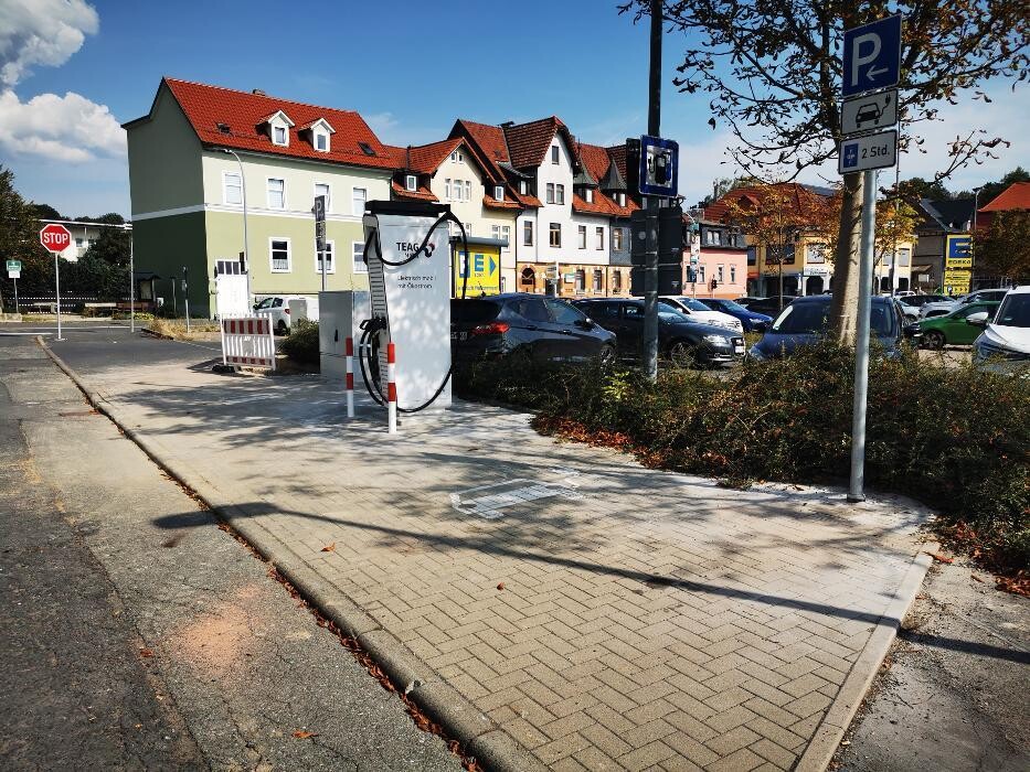 Bilder TEAG Mobil-Ladestation