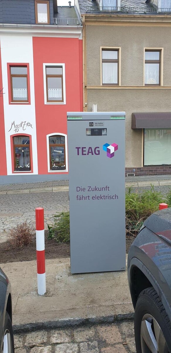 Bilder TEAG Mobil-Ladestation