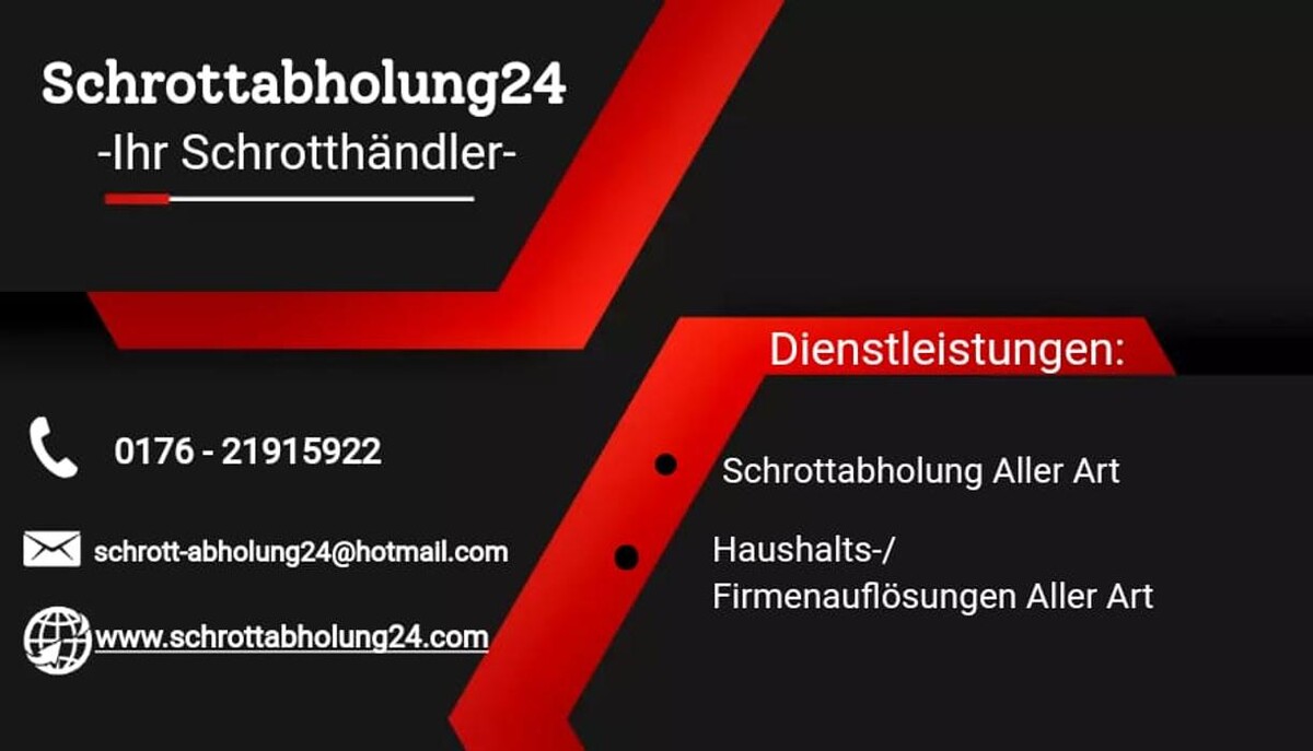 Bilder Schrottabholung24/ Ihr Schrotthändler und Entrümpelungsservice24