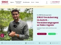 Website Screenshot ERGO Versicherung Fabio Caputo