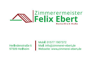 Bilder Zimmerermeister Felix Ebert