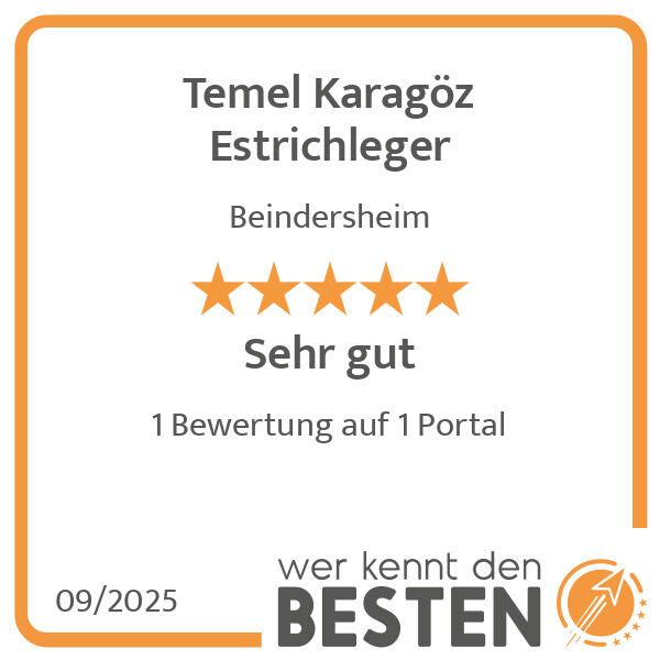 Bilder Temel Karagöz Estrichleger