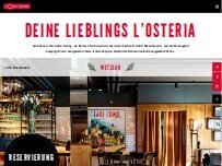 Website Screenshot L'Osteria Wetzlar Lahngärten