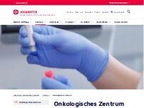 Website Screenshot Onkologisches Zentrum Johanniter-Krankenhaus Stendal