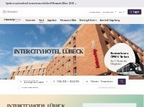 Website Screenshot IntercityHotel Lübeck