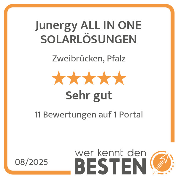 Bilder Junergy ALL IN ONE SOLARLÖSUNGEN