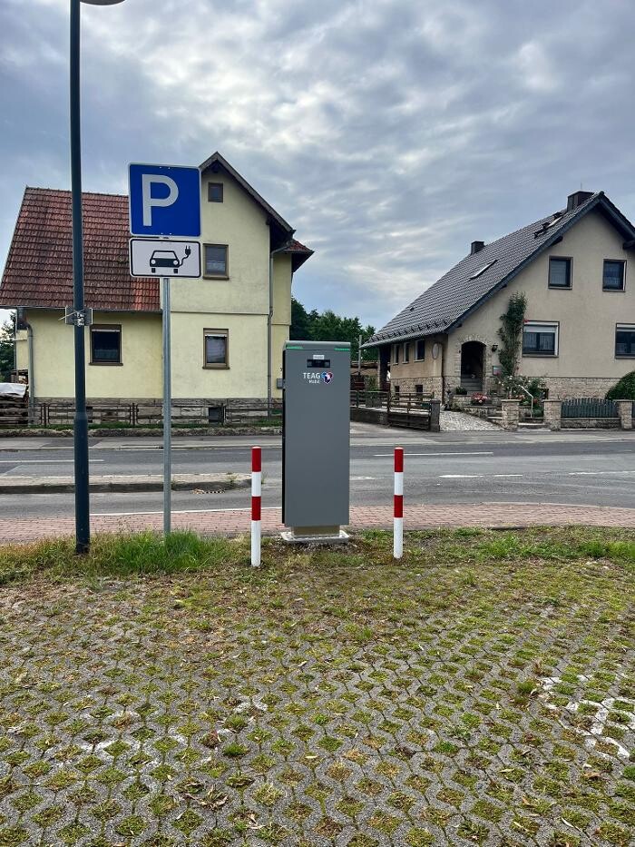Bilder TEAG Mobil-Ladestation