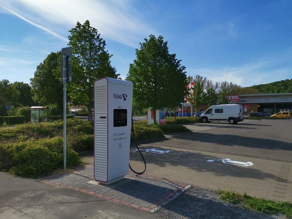 Bilder TEAG Mobil-Ladestation
