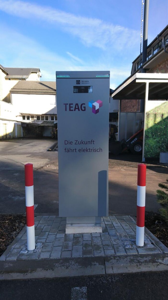 Bilder TEAG Mobil-Ladestation