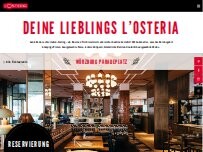 Website Screenshot L'Osteria Würzburg Paradeplatz
