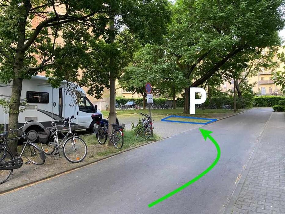 Bilder ampido Parkplatz