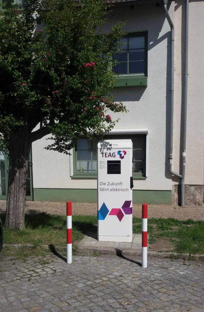 Bilder TEAG Mobil-Ladestation