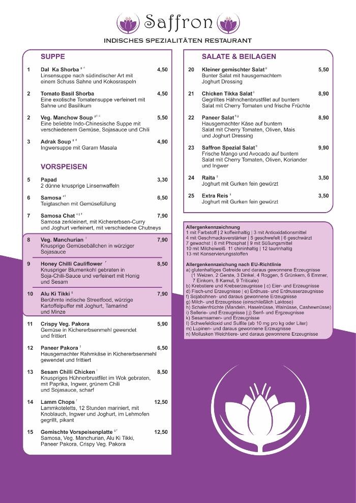 Bilder Saffron Indischen Spezialitäten Restaurant
