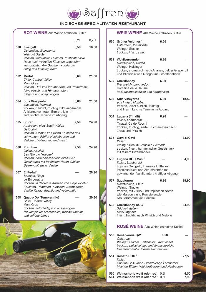 Bilder Saffron Indischen Spezialitäten Restaurant