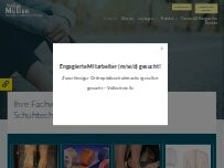 Website Screenshot Orthopädie- und Schuhtechnik Volker Müller GmbH & Co. KG