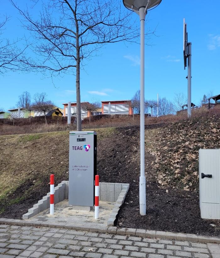 Bilder TEAG Mobil-Ladestation