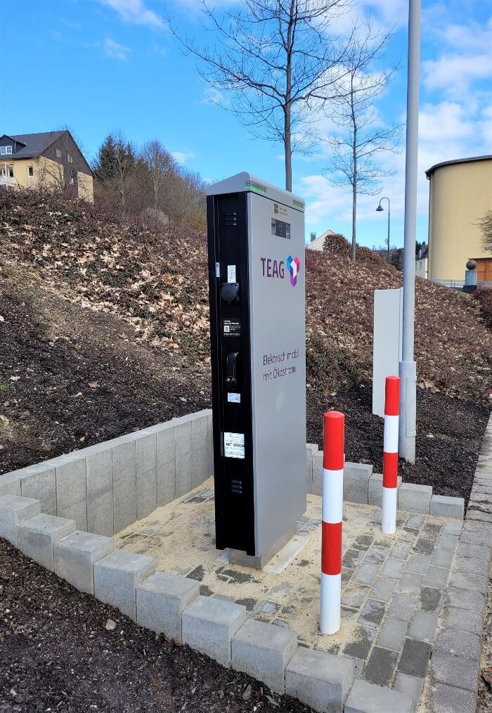 Bilder TEAG Mobil-Ladestation