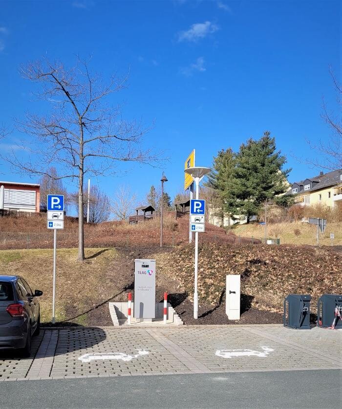 Bilder TEAG Mobil-Ladestation